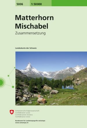 Wandelkaart 5006 Matterhorn & Mischabel - Swisstopo