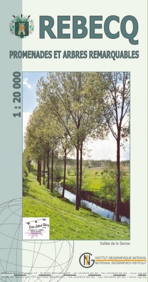 Wandelkaart Rebecq Waals Brabant - NGI