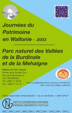 Wandelkaart Vallée de la Burdinale - NGI