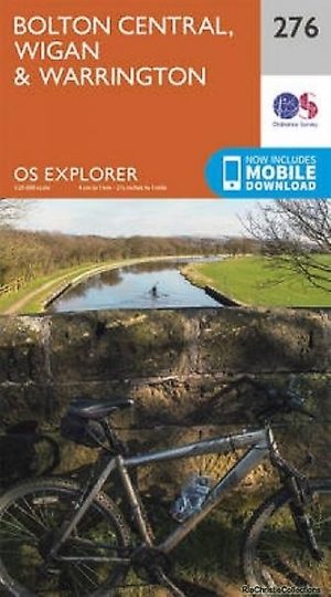 Wandelkaart 276 Bolton- Wigan & Warrington- Machester - OSI