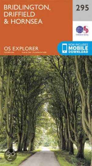 Wandelkaart 295 Bridlington- Driffield & Hornsea - OSI