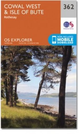 Wandelkaart 362 Cowal West & Isle of Bute - OSI