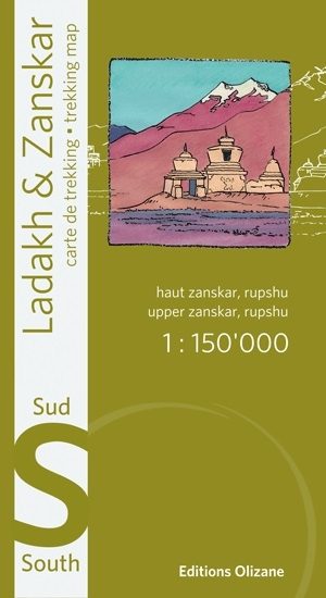 Wandelkaart Ladakh & Zanskar Zuid - Olizane Editions