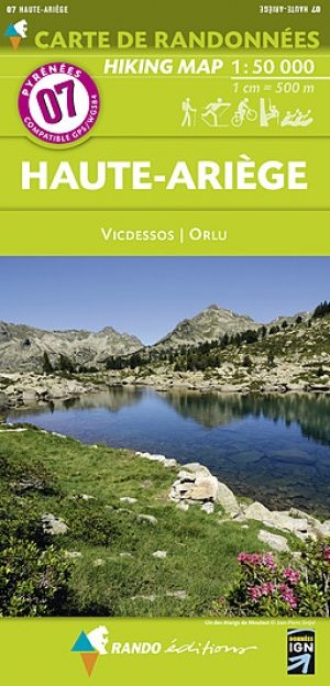 Wandelkaart 07 Haute-Ariège - Rando