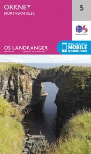 Wandelkaart 5 Orkney Northern Isles - Schotland - OSI