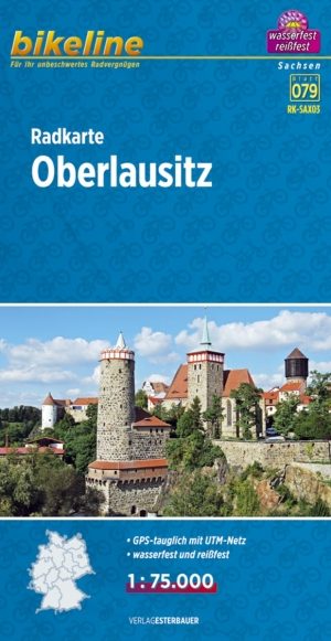 Fietstourkaart Oberlausitz Sachsen - Estenbauer