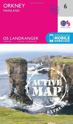 Wandelkaart 6 Orkney Islands Mainland - Schotland - OSI