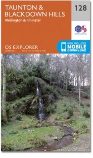 Wandelkaart 128 Taunton & Blackdown Hills- Somerset - OSI