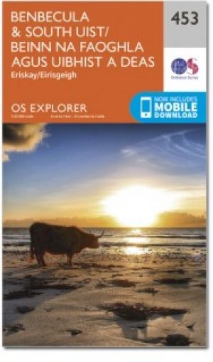 Wandelkaart 453 Benbecula & South Uist - Schotland - OSI