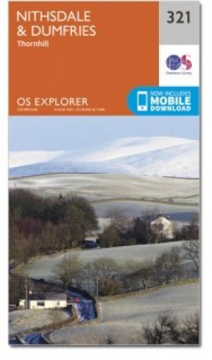 Wandelkaart 321 Nithsdale Schotland - OSI