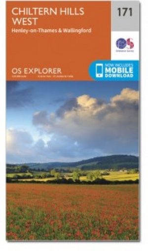 Wandelkaart 171 Chiltern Hills West & Henley-on-Thames - OSI