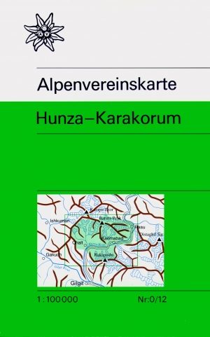 Wandelkaart 12 Hunza & Karakorum - Himalaya - Alpenverein