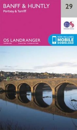 Wandelkaart 29 Banff & Huntly Schotland - OSI