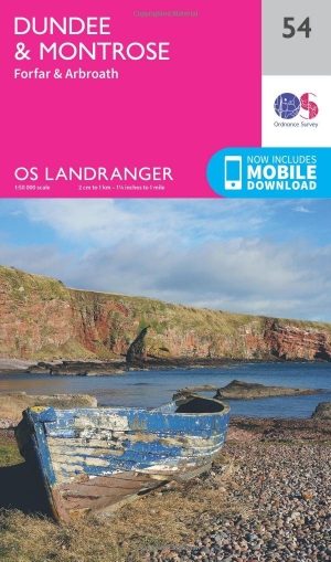 Wandelkaart 54 Dundee & Montrose- West Schotland - OSI