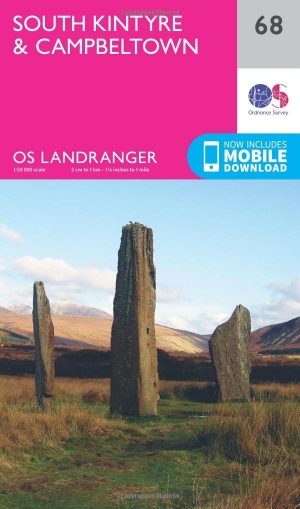 Wandelkaart 68 South Kintyre & Campbeltown - OSI