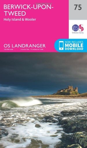 Wandelkaart 75 Berwick-upon-Tweed- England - OSI