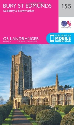Wandelkaart 155 Bury St Edmunds & Sudbury - OSI