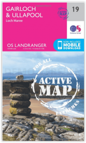 Wandelkaart 19 Gairloch & Ullapool Highland's Schotland - OSI
