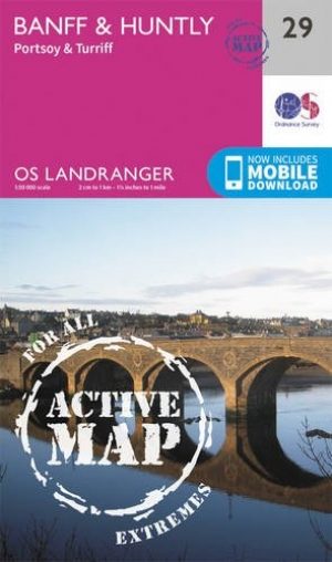 Wandelkaart 29 Banff & Huntly Schotland - OSI