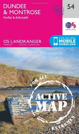 Wandelkaart 54 Dundee & Montrose- West Schotland - OSI