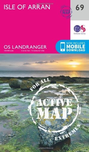 Wandelkaart 69 Isle of Arran- Inner Hybrids - OSI