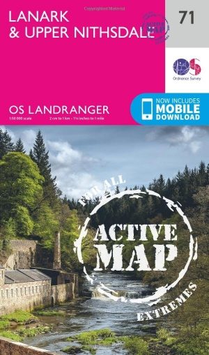 Wandelkaart 71 Lanark & Upper Nithsdale - OSI