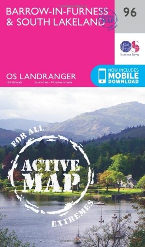 Wandelkaart 96 Barrow-in-Furness & South Lakeland - OSI