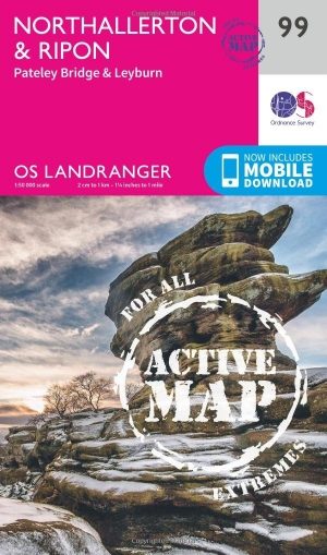 Wandelkaart 99 Northallerton & Ripon- N. Yorkshire - OSI