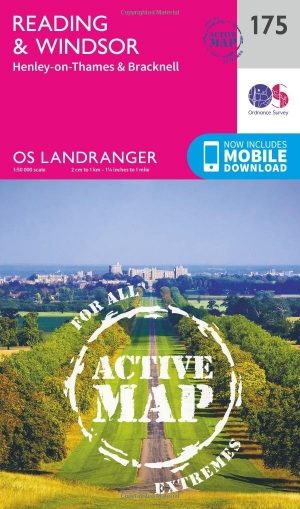 Wandelkaart 175 Reading & Windsor- S.E. England - OSI