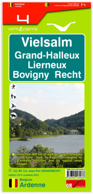 Wandelkaart 04 - Vielsalm Ardennen België - Mini-Ardenne