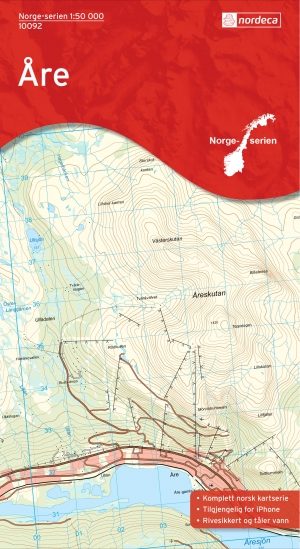 Wandelkaart 10092 Are Jämtlands län - Nordeca AS
