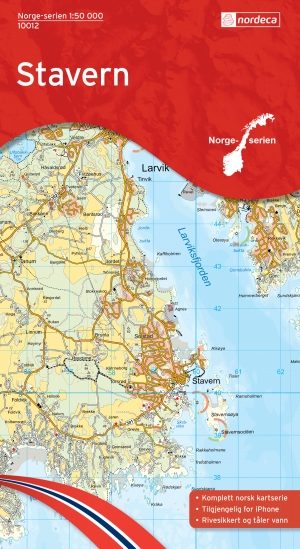 Wandelkaart 10012 Stavern Vestfold - Nordeca AS