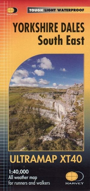 Wandelkaart XT40 Z.O. Yorkshire Dales England - Harvey Maps