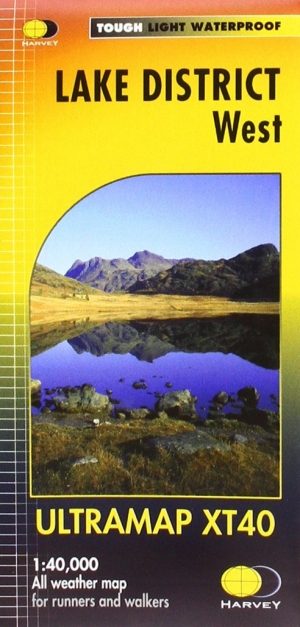 Wandelkaart XT40 Lake District West Cumbria - Harvey Ultramaps