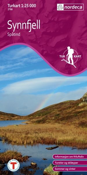 Wandelkaart 2788 Synnfjell Oppland - Nordeca