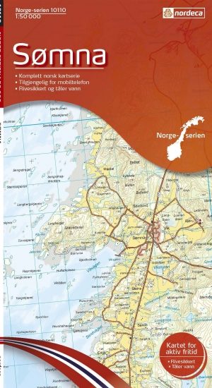 Wandelkaart 10110 Somna Nordland - Nordeca AS