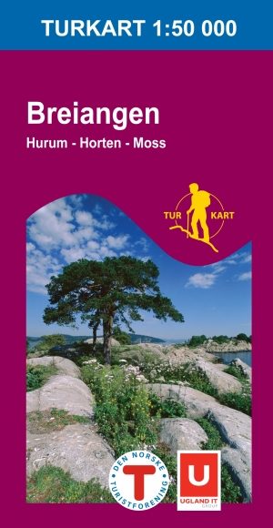 Wandelkaart 2737 Breiangen Vestfold - Nordeca