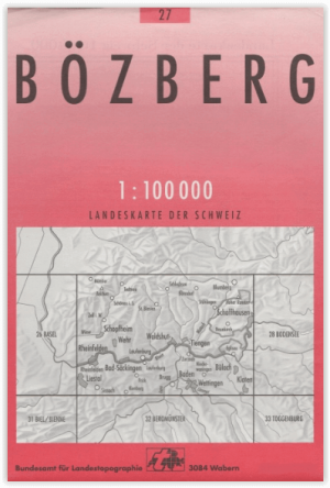 Fietskaart 27 Bözberg - Swisstopo