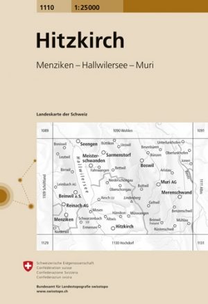 Wandelkaart 1110 Hitzkirch Luzern - Swisstopo
