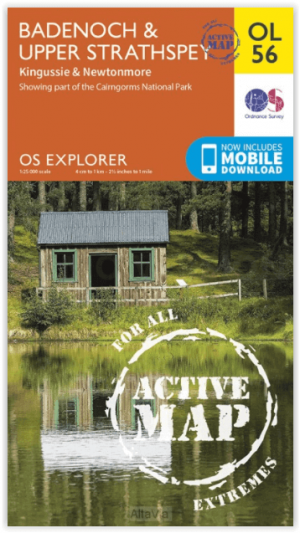Wandelkaart OL56 Loch Laggan & Creag Meagaidh - OSI