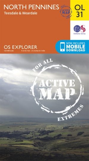 Wandelkaart OL31 North Pennines- Teesdale & Weardale - OSI