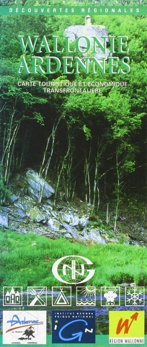 Wandelkaart - Wallonië & Ardennen- België - NGI