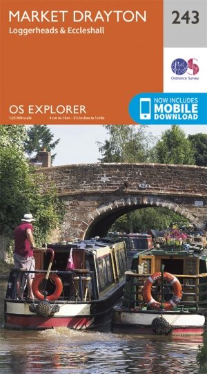 Wandelkaart 243 Market Drayton- Schropshire - OSI