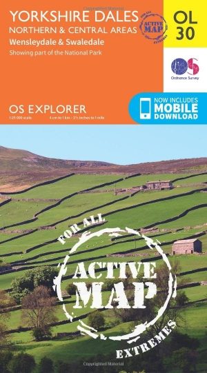 Wandelkaart OL30 Yorkshire Dales - Yorkshire England - OSI