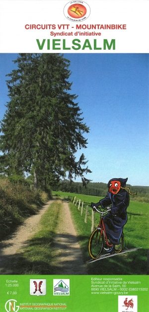 Mountainbike kaart - Vielsalm prov. Luxemburg - NGI