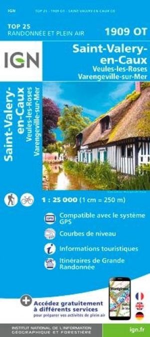 Wandelkaart 1909 OT St-Valery-en-Caux - IGN