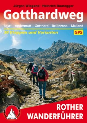 Wandelgids Gotthardweg 30T - Rother