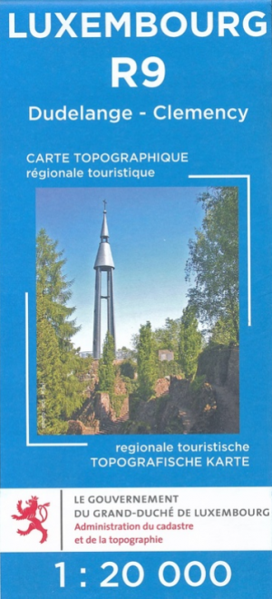 Wandelkaart R09 Dudelange & Clemency - TD Luxemburg