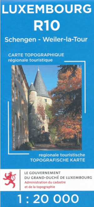 Wandelkaart R10 Schengen & Weiler-la-tour - TD Luxemburg
