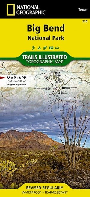 Wandelkaart 225 Big Bend NP - Texas USA - Natgeo